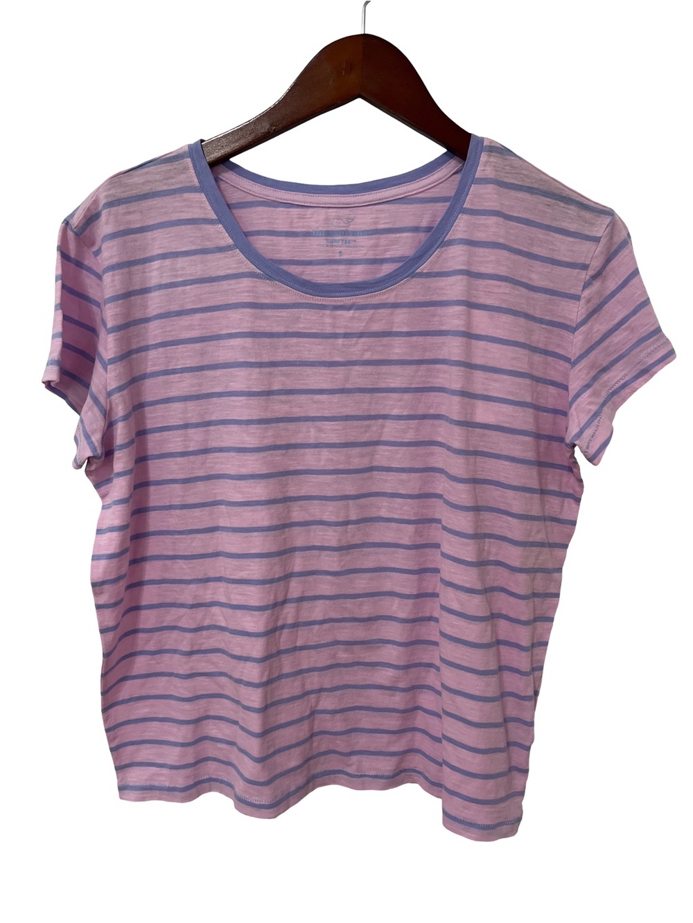 Vineyard Vines Women’s Small Pink Lavender Striped Surf Tee NWT